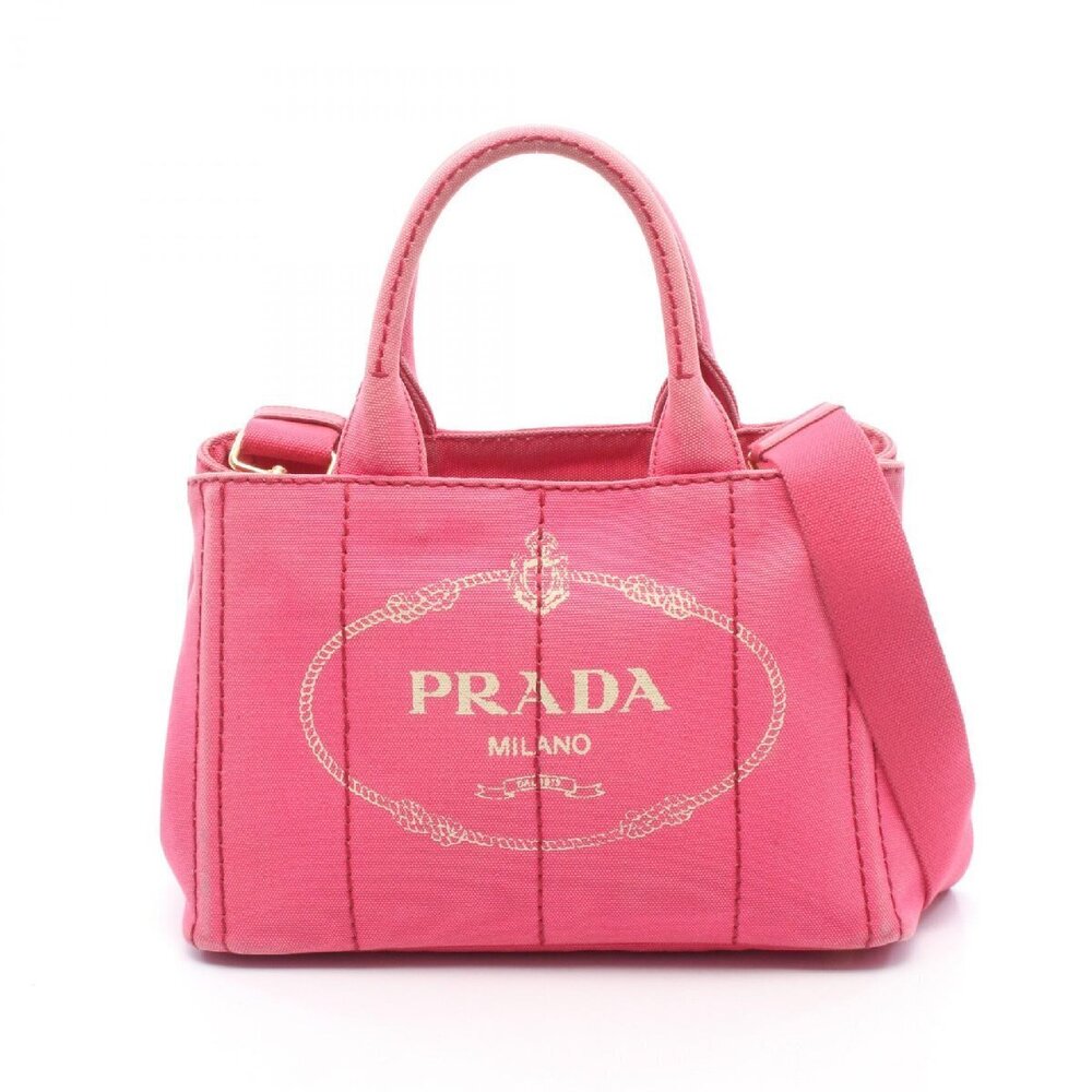 Prada Canapa Canvas Tote Bag